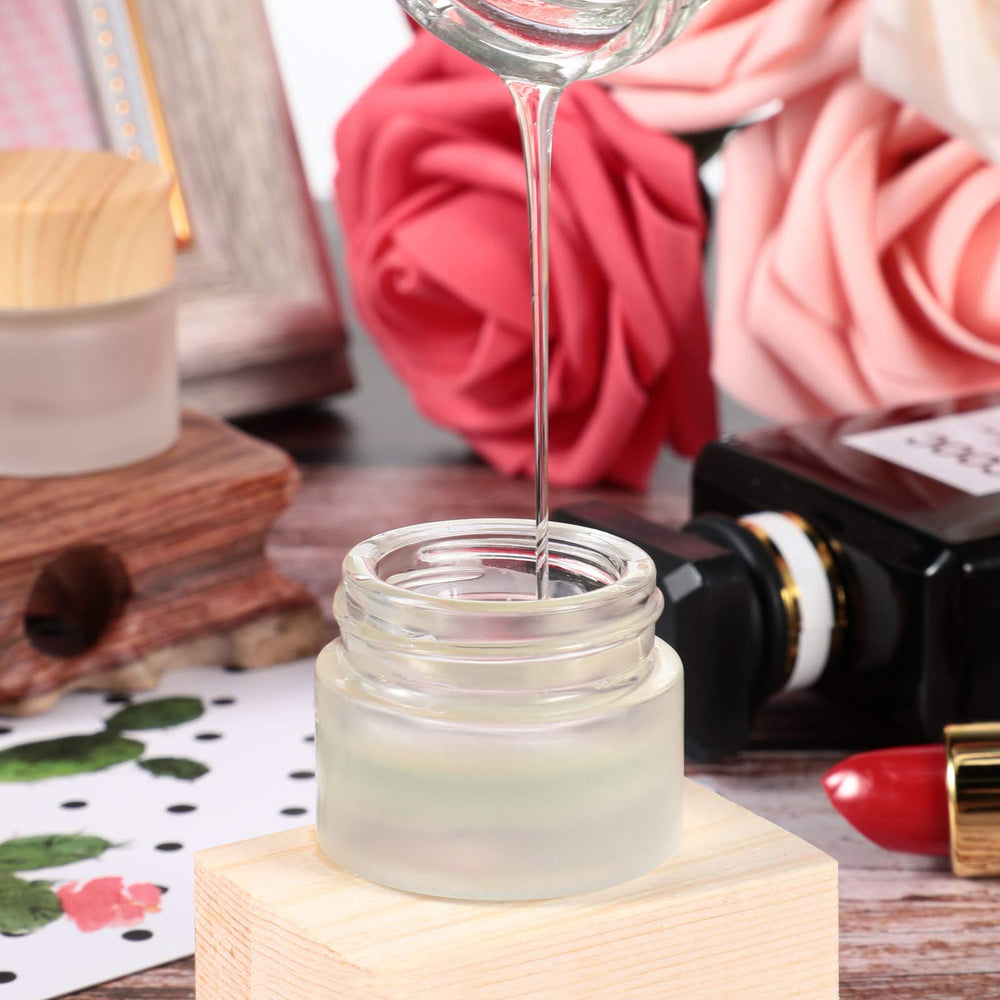 Geiserailie 5g glass containers are lightweight durable sample jars for skincare
