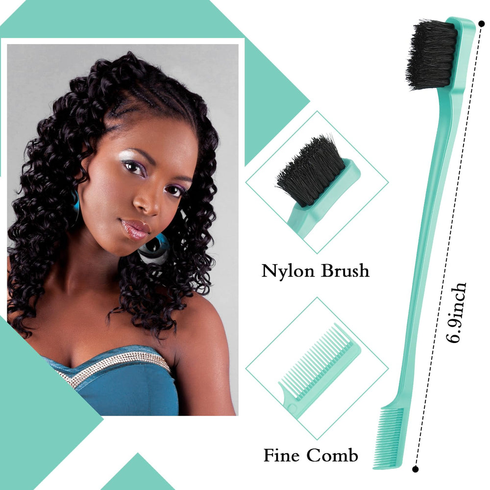 Geiserailie Bristle Brush Soft Nylon Bristles demonstrate smooth detangling without pulling.