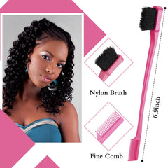 Geiserailie bristle brush soft nylon bristles glide through hair effortlessly.