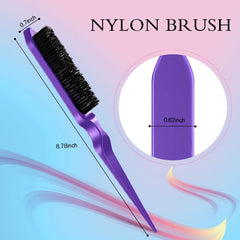 Geiserailie pin tail comb 9.2 inches with stainless steel handle for durability.