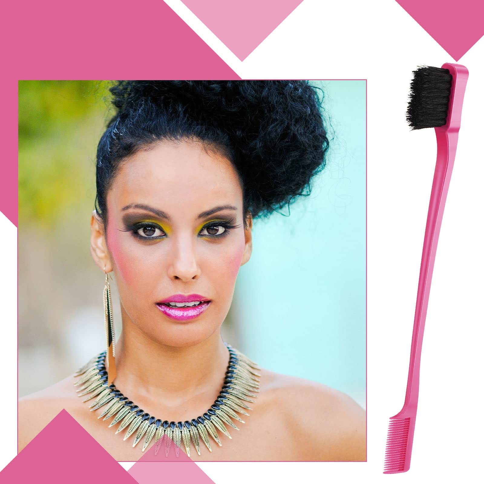 Geiserailie pin-tail comb stainless handle offers precise parting and durability.