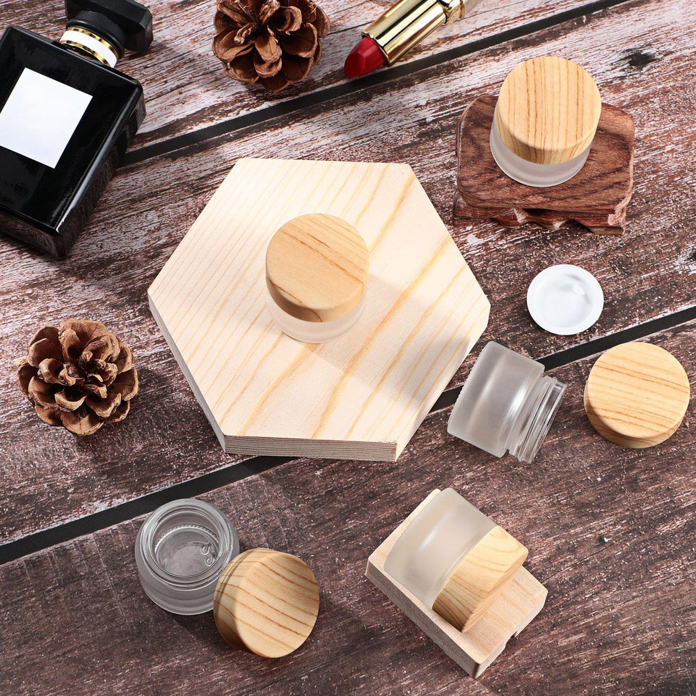 Geiserailie versatile jars store lotions, creams, powders and DIY ingredients