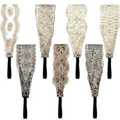 Gejoy lace headbands pattern 1 for retro-style daily wear and photoshoots.