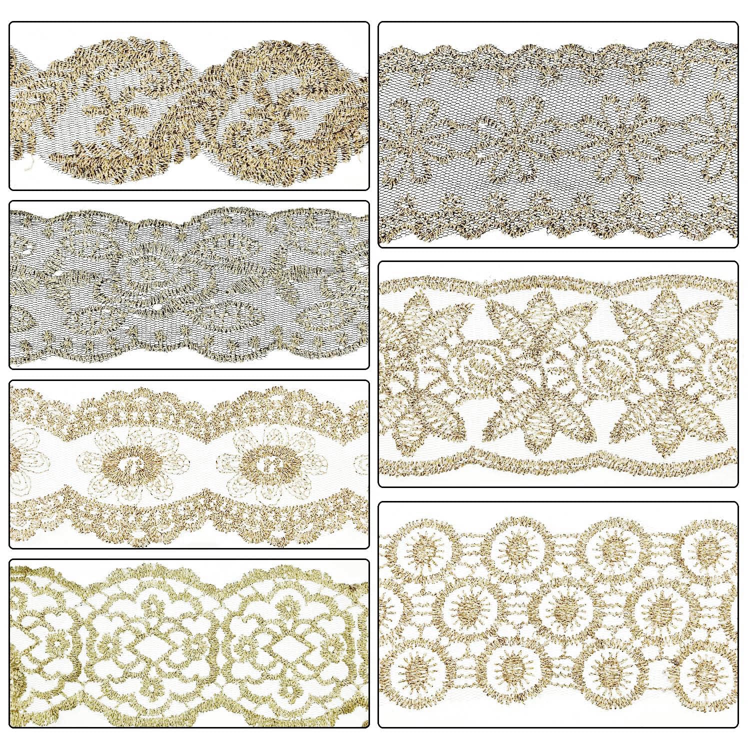 Gejoy lace headbands pattern 3 pairs with casual outfits for everyday charm.