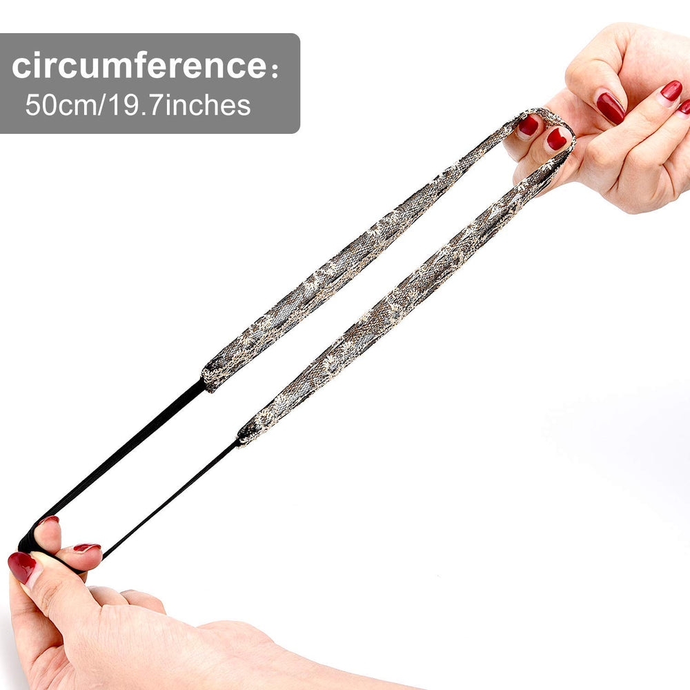 Gejoy lace headbands pattern 4 offers versatile color options for photos and parties.