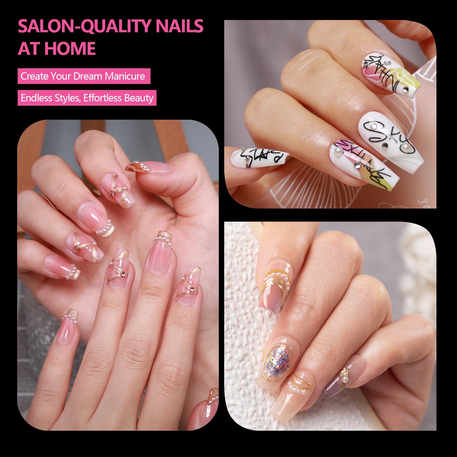 GELLAKTIK nail tips 12 sizes display numbered 0-11 for precise fit.