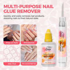 Gellaktik remover kit packaging highlights compact travel kit