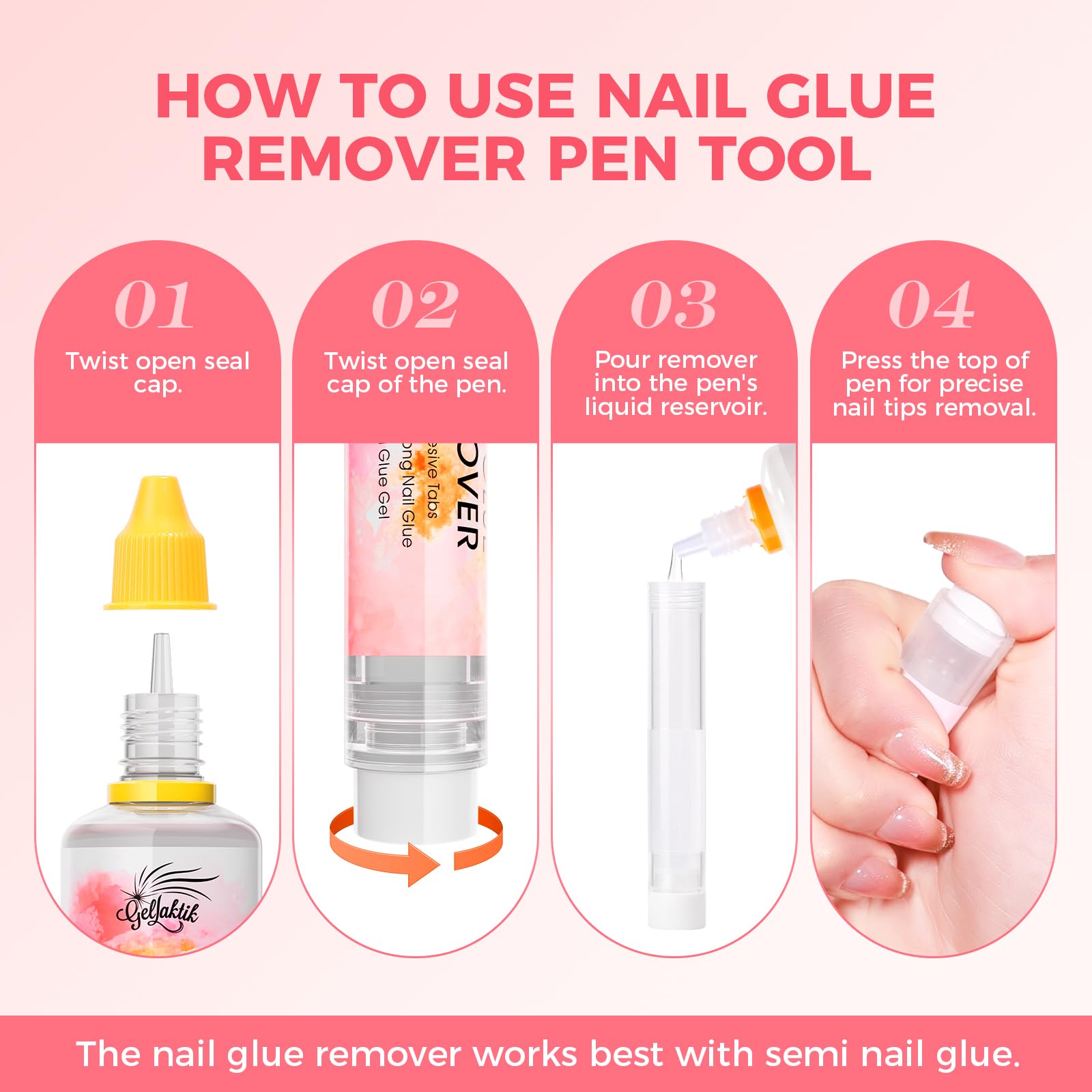 Gellaktik residue-sweep with flat edge removing sticky residue