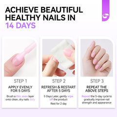 gelike ec 6in1-application-step1 closeup demonstrates base-coat performance and smooth finish.