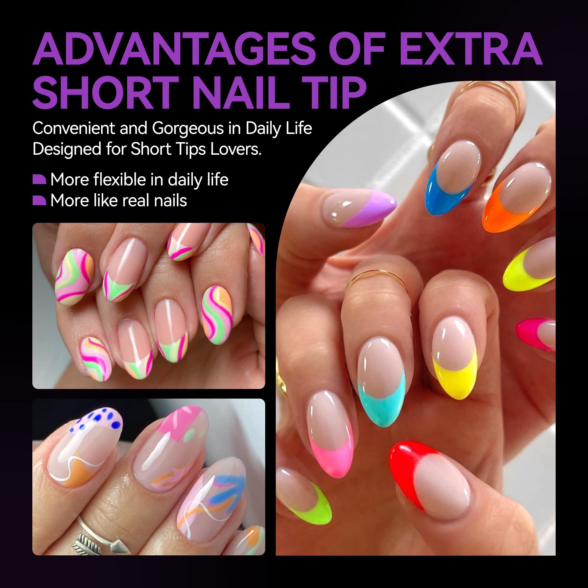 Gelike ec 120-piece set supports versatile nail-art designs