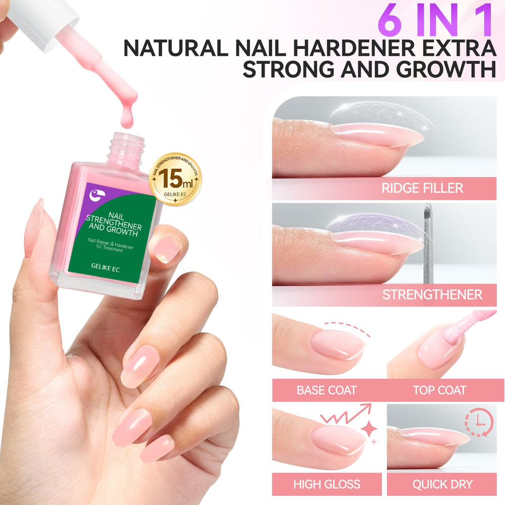 Gelike EC non-toxic vitamin-enriched formula close-up bottle
