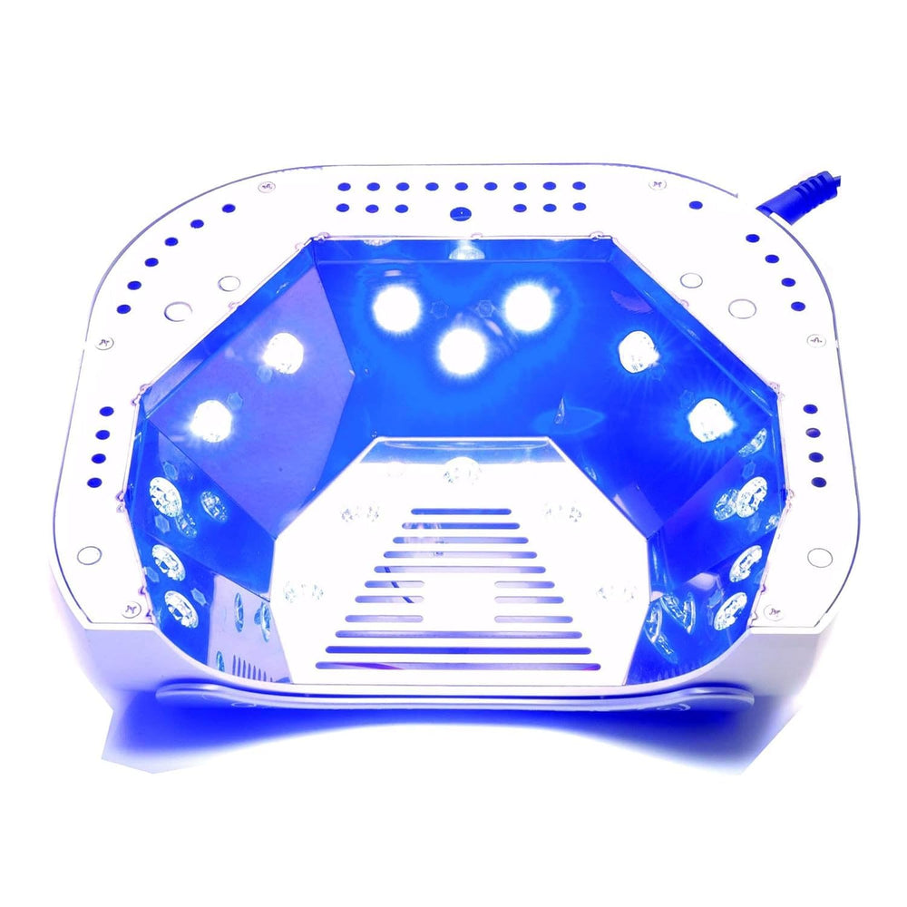 Gelish 18G Classic LED light with magnetic tray supports pedicures and easy sanitization.