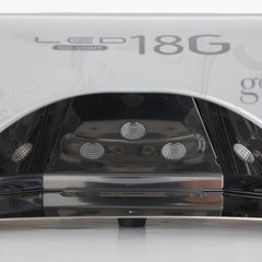 Gelish 18G Classic LED light features SafeLight eyeshield for comfortable long sessions.