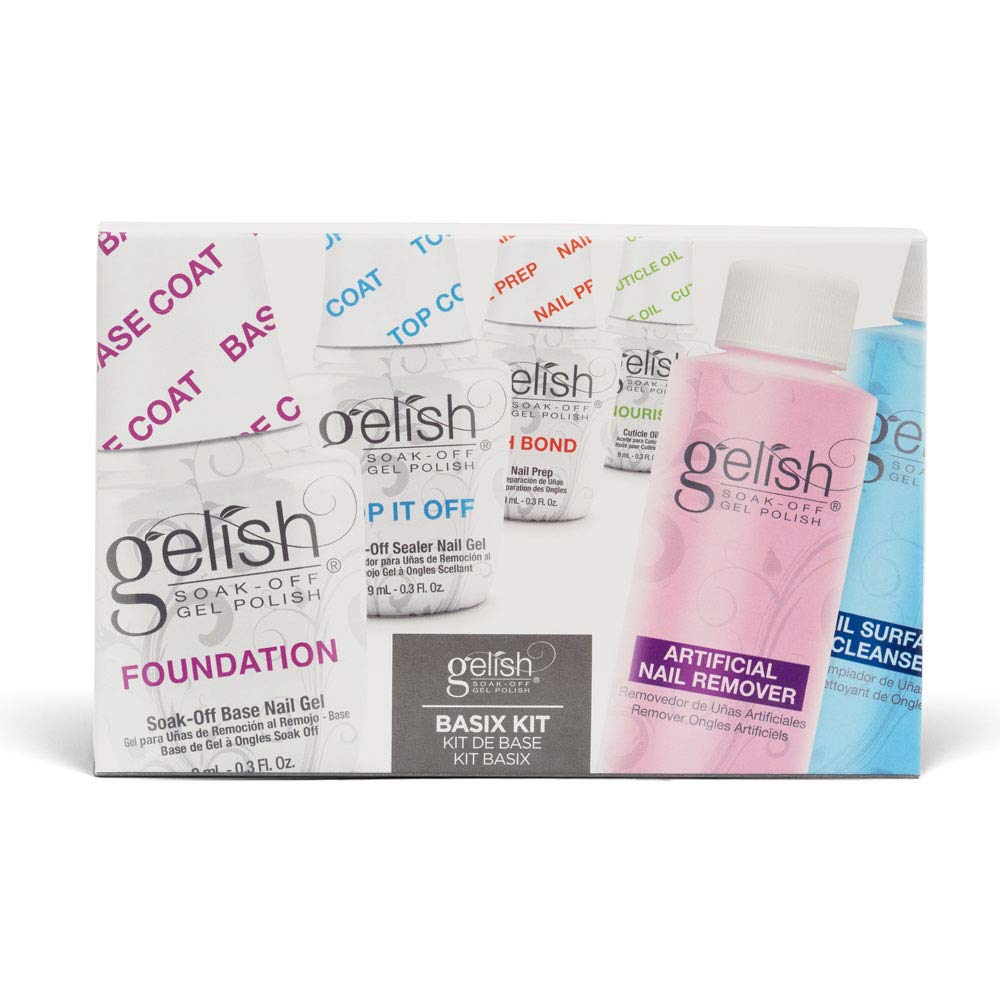 Gelish Basix kit pH Bond close-up showing prep and hydration benefits for nails.