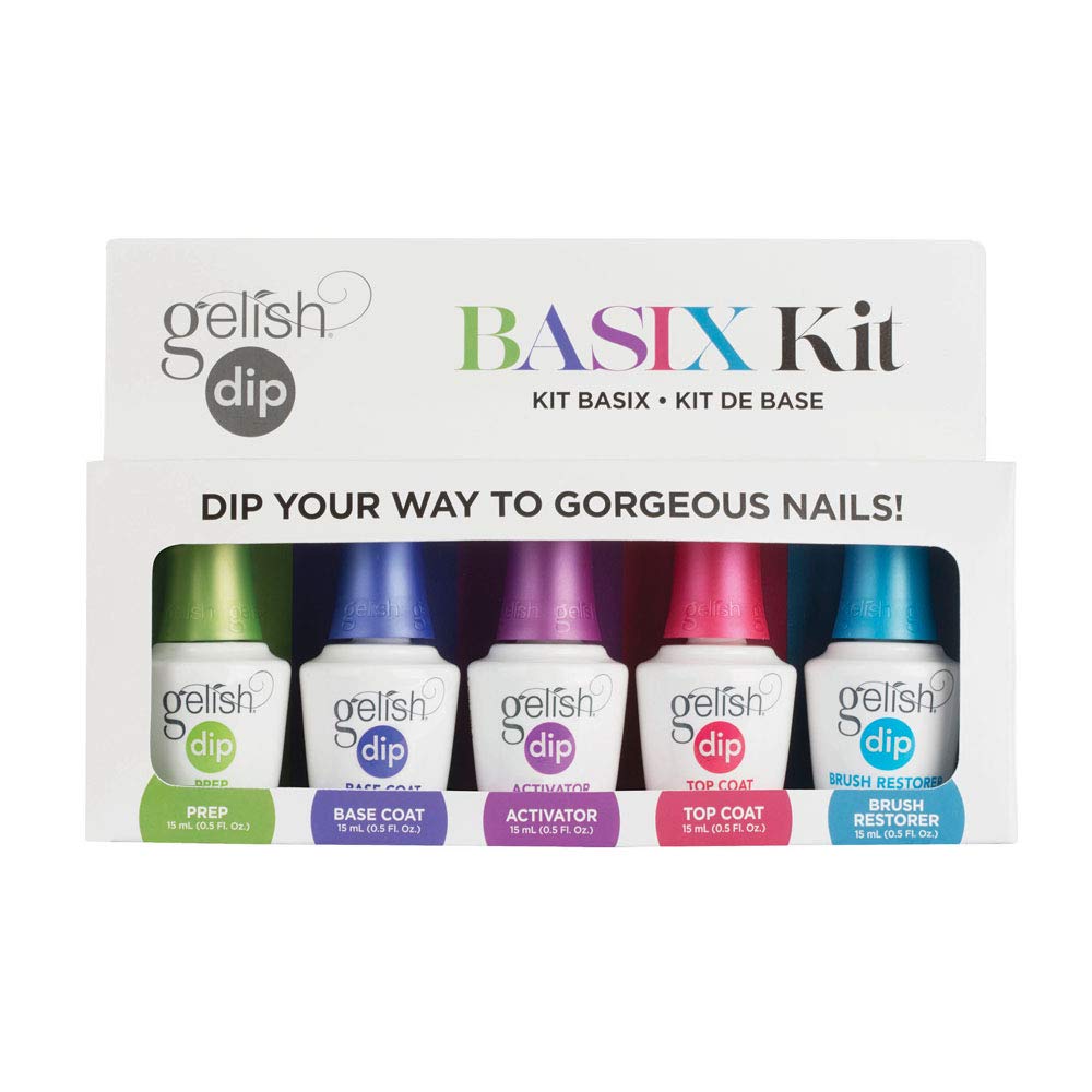 Gelish Dip Basix Kit Prep bottle showing clean primer for adhesion.