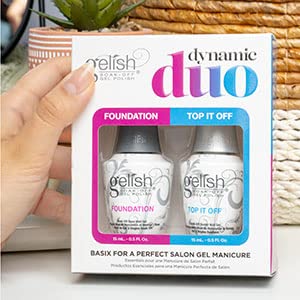 Gelish Dynamic Duo UV/LED curing setup image highlighting quick cure times and fast service.