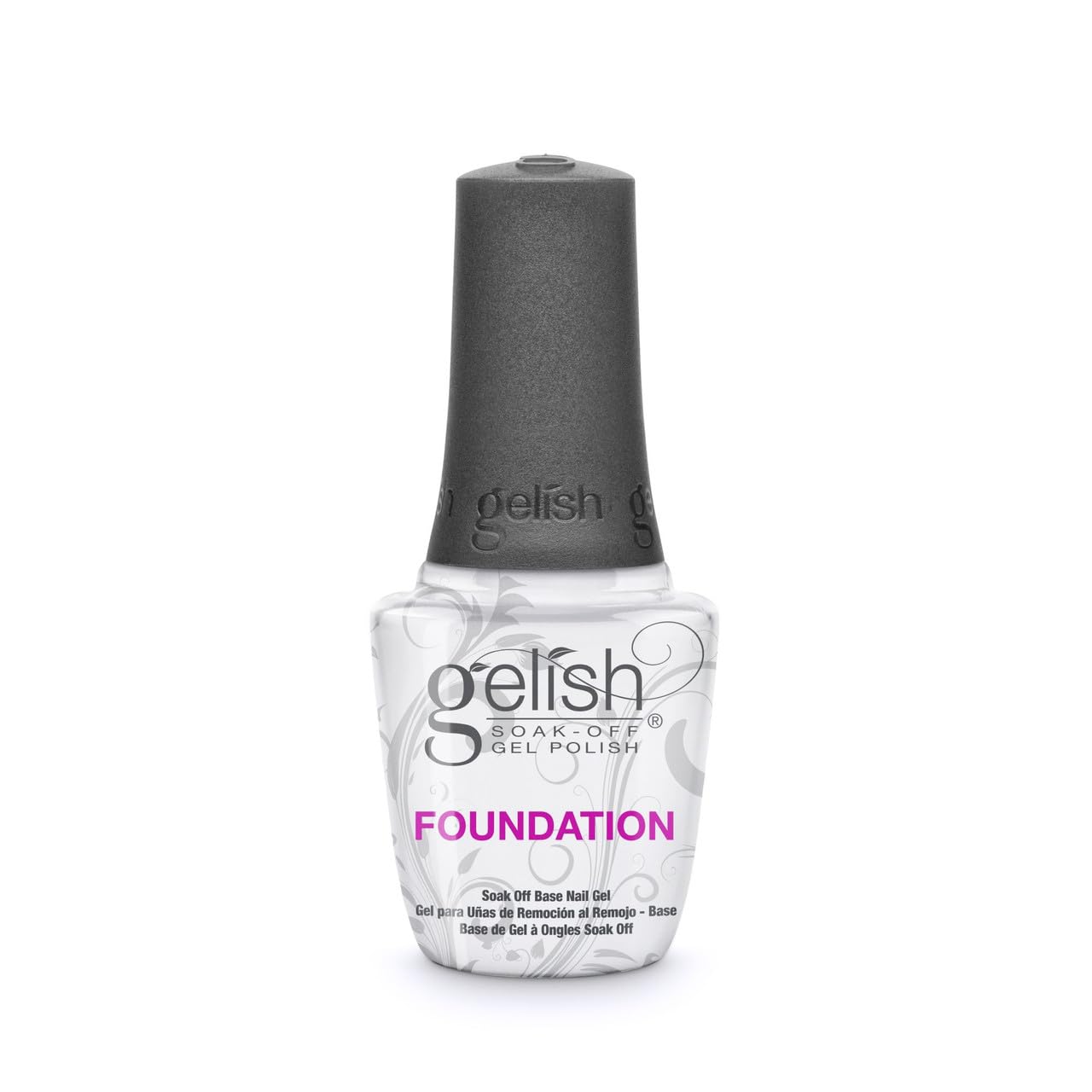 Gelish Foundation Base Gel 1310002 bottle for strong adhesion and quick curing