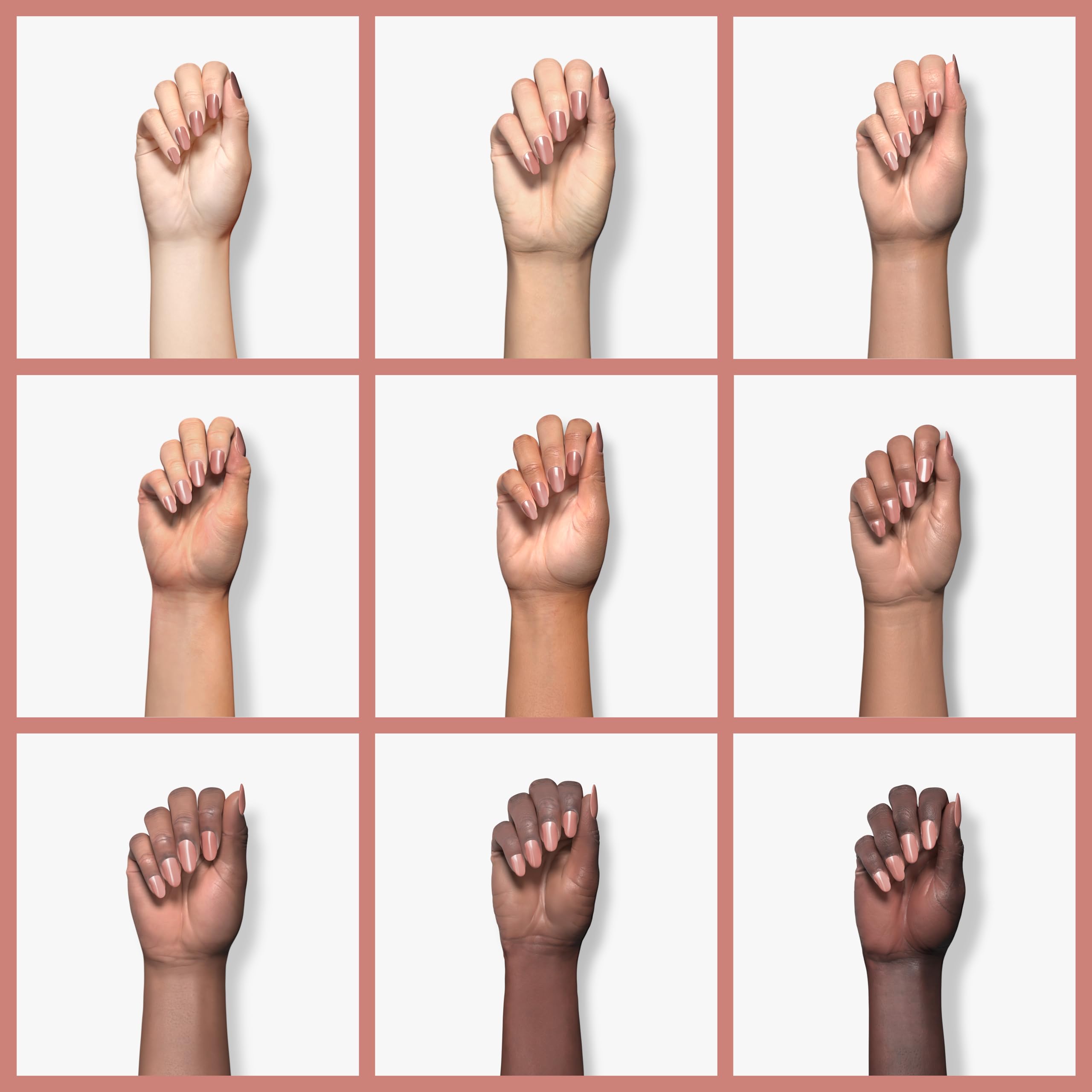 Gelish Foundation Flex color swatch demonstrating seamless color-ready base.