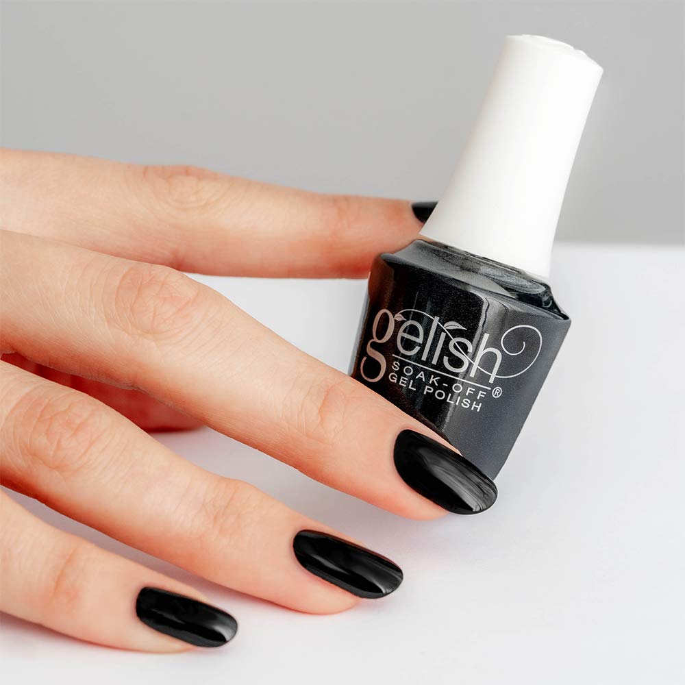 Gelish Mini brush application demonstrates a simple three-step process for color.