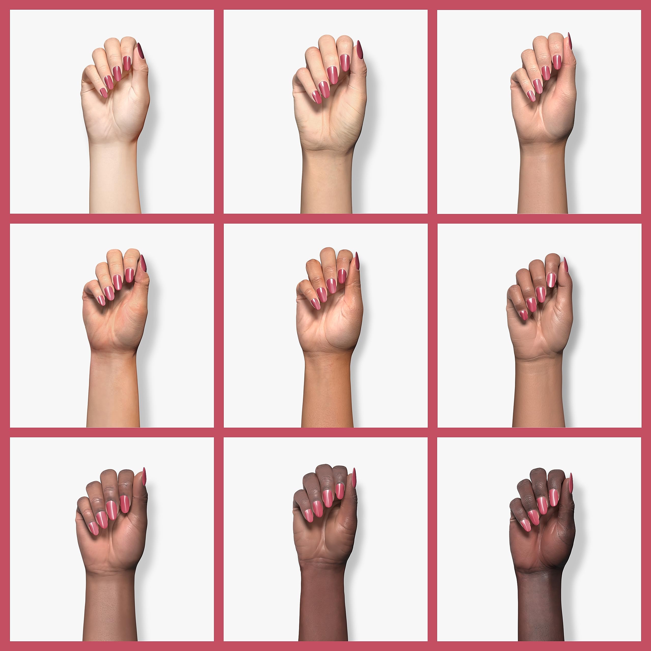 Gelish MINI chip-resistant finish looks durable and long-lasting.