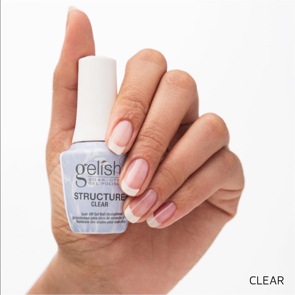 Gelish Structure Gel soak-off removal keeps natural nails healthy and easily refreshed.