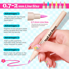 GELLAKTIK detailed-lines and dots example supports intricate nail designs