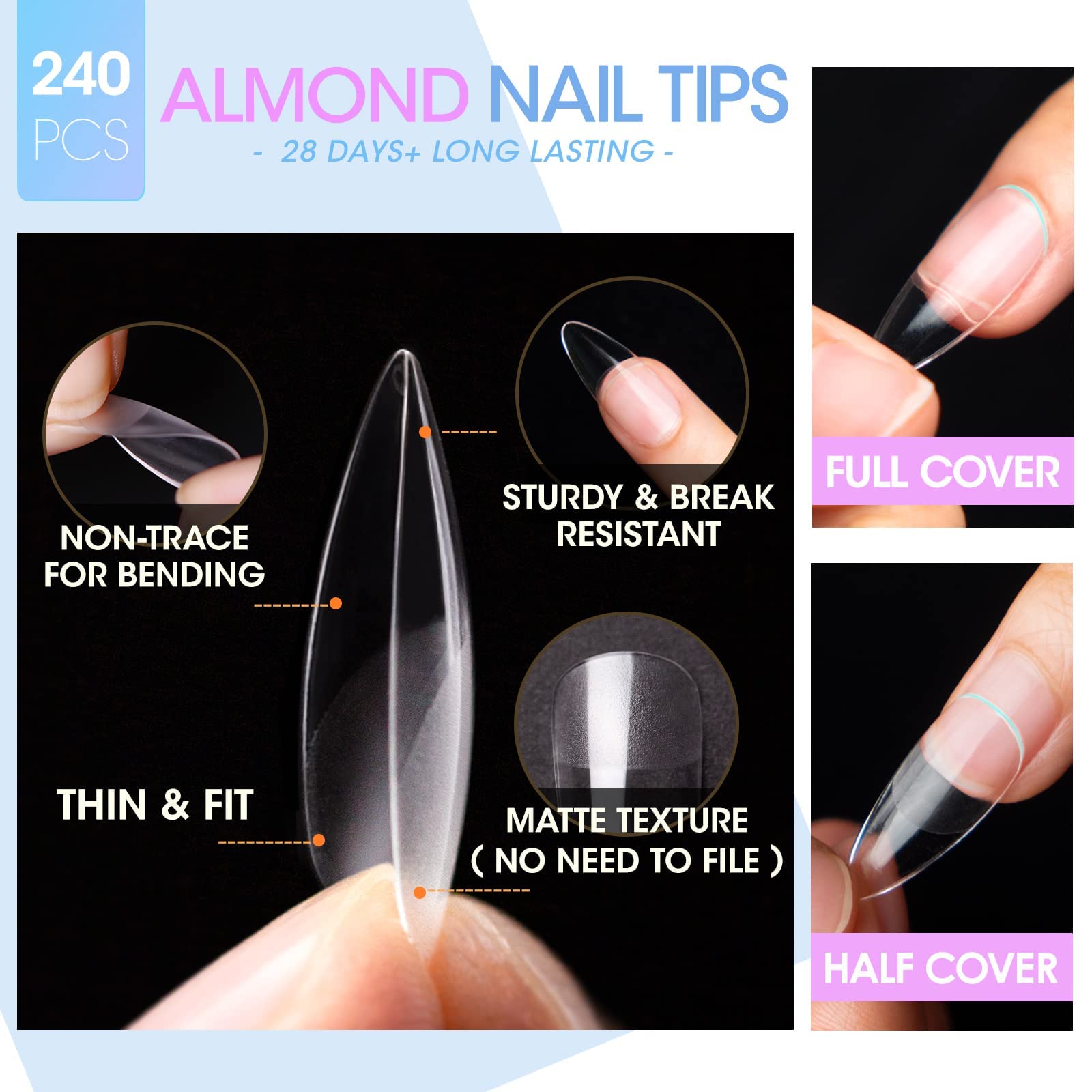 GELLEN 3-in-1 extend gel used as adhesive, base gel, and strengthener.