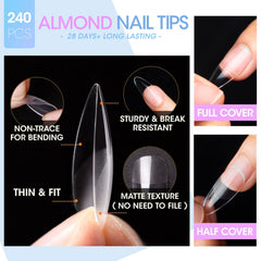 GELLEN 3-in-1 extend gel used as adhesive, base gel, and strengthener.