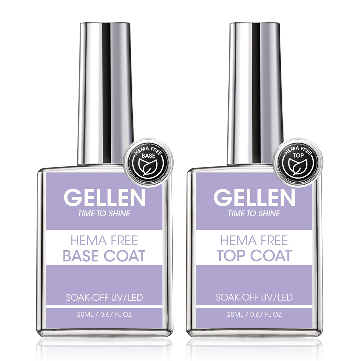 GELLEN base coat application forms protective foundation and improves color adhesion.