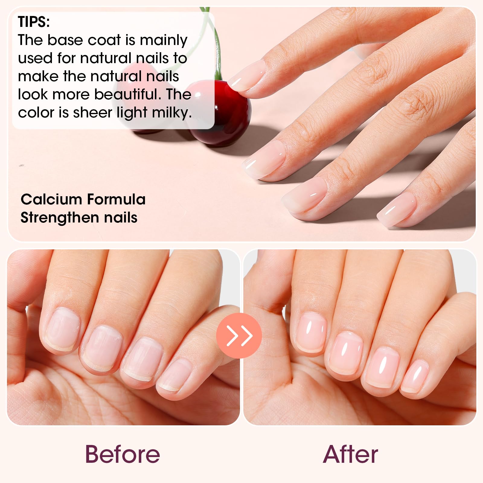 GELLEN Base Coat quick air dry effect in action