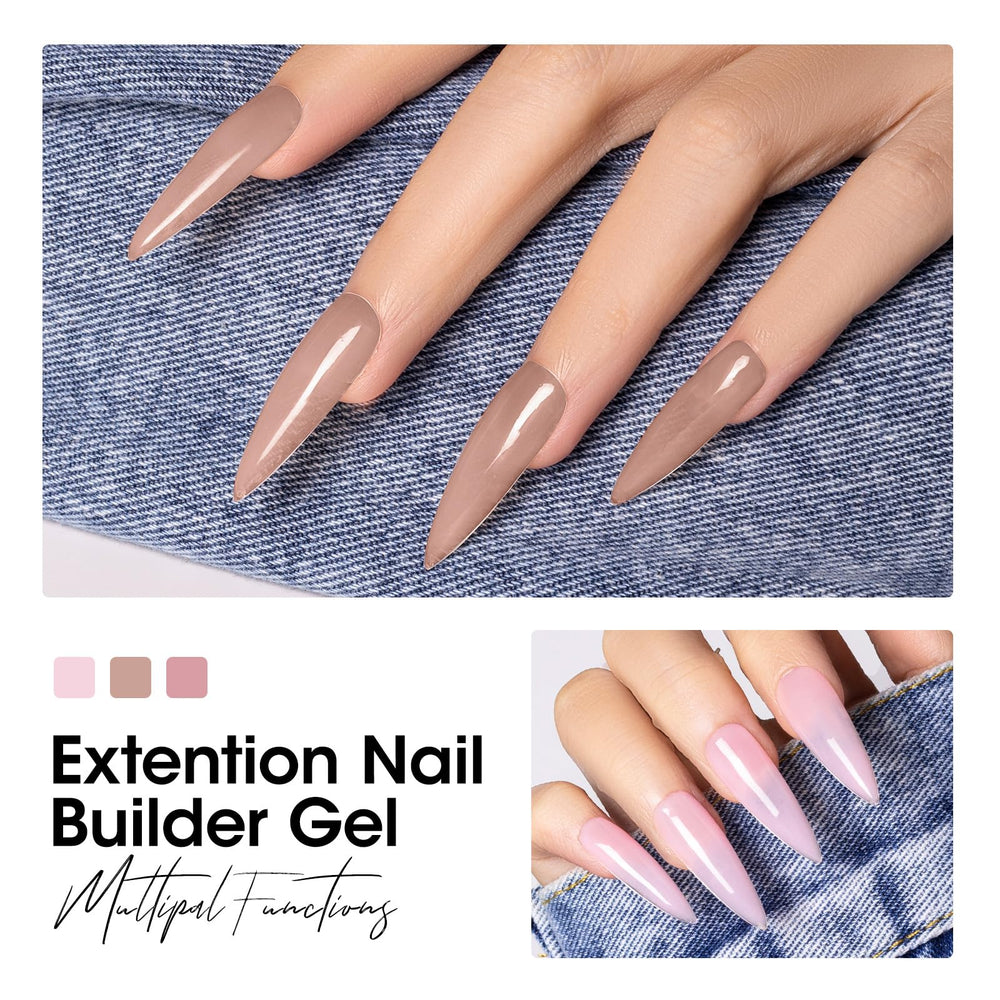 Gellen builder gel long-lasting nails up to three weeks in everyday wear.