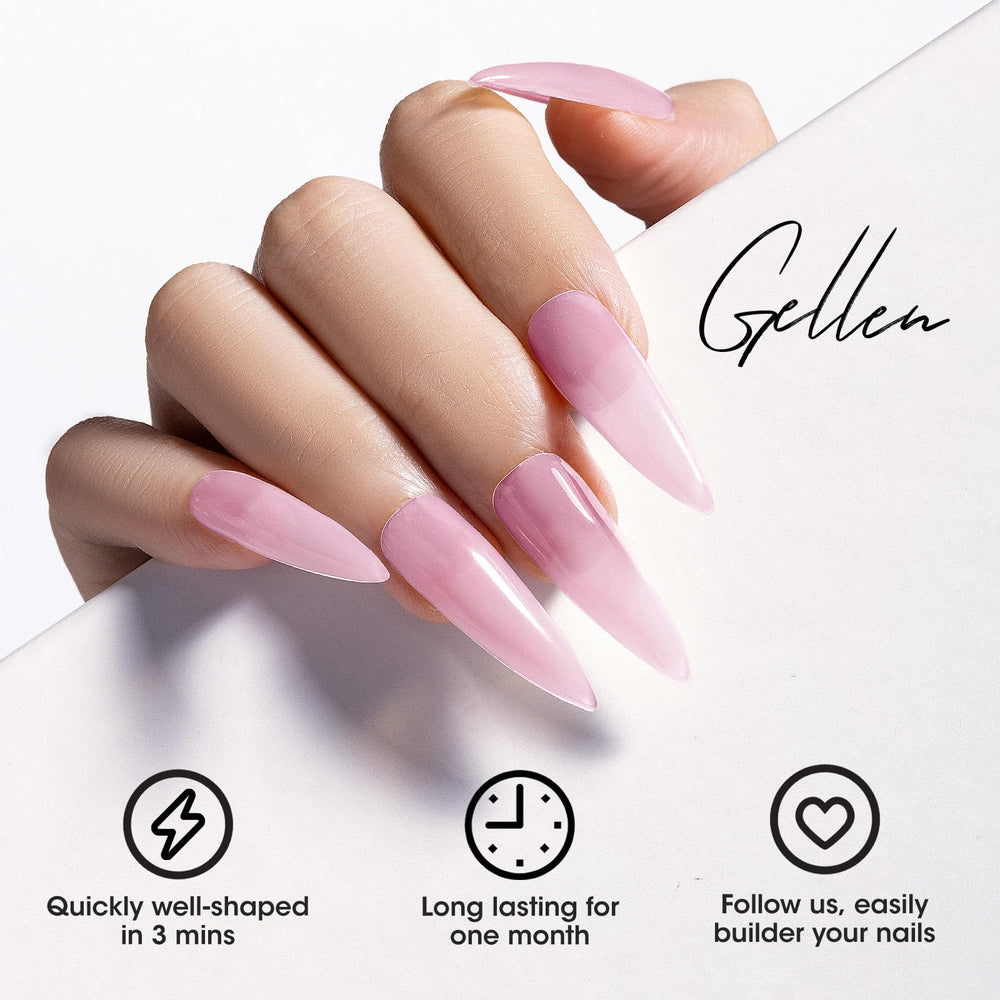 GELLEN Builder Gel Kit long-wear finish supports weeks of shine.