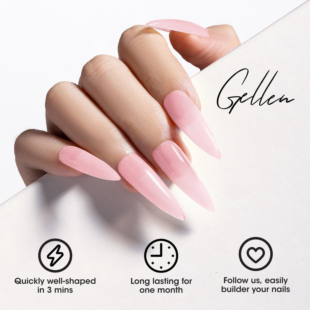 Gellen slip solution used during builder gel application to prevent stickiness.
