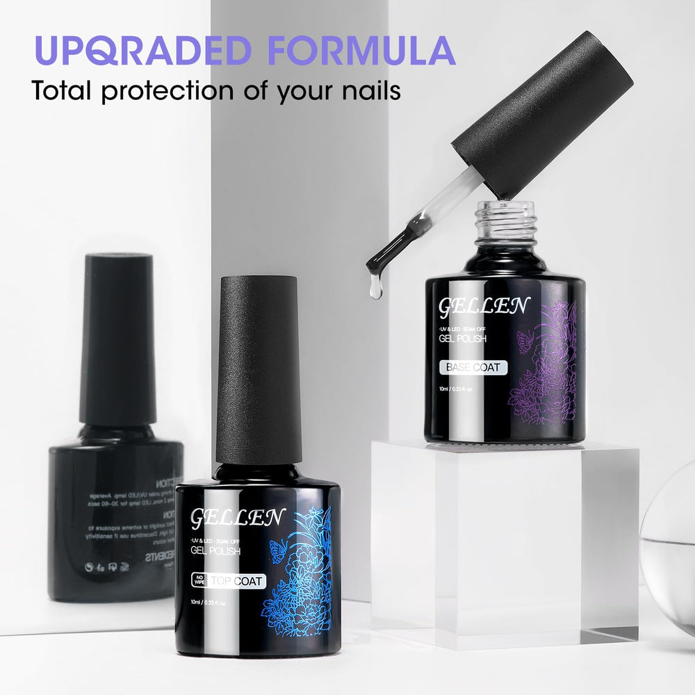 GELLEN DIY manicure on natural nails with lasting shine.