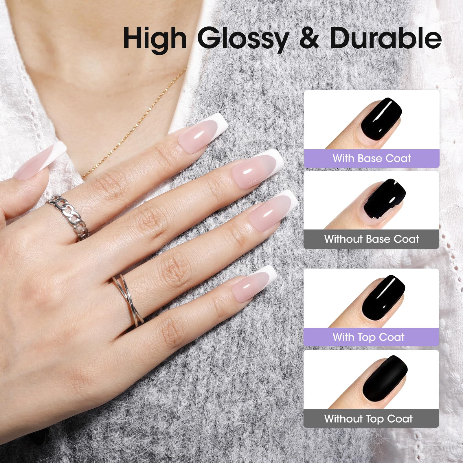 GELLEN ergonomic brush design ensures easy, streak-free application.