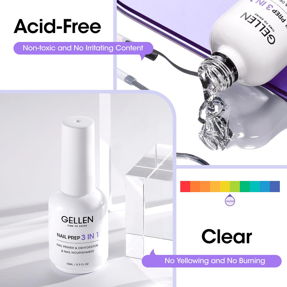 GELLEN gentle cleanse and pH-balanced surface image exemplifies non-irritating prep