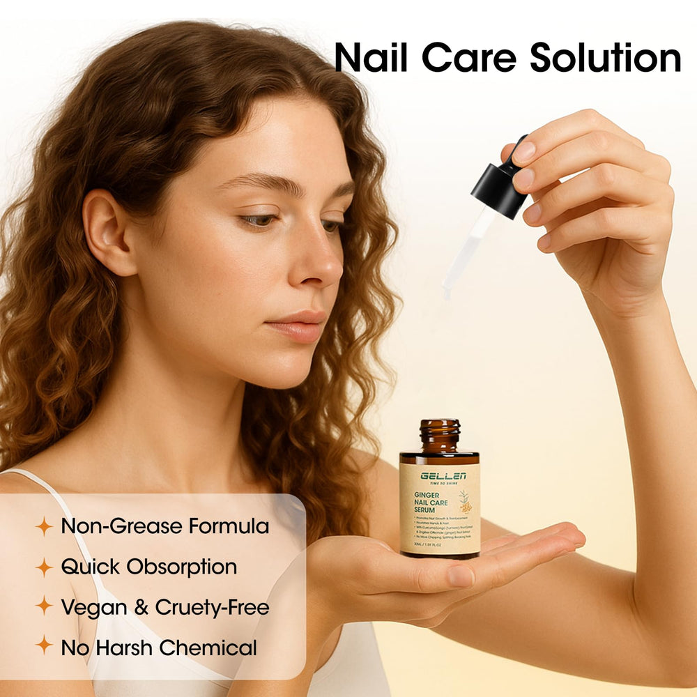 GELLEN Hands and feet nail care routine visuals suggest versatile daily use.