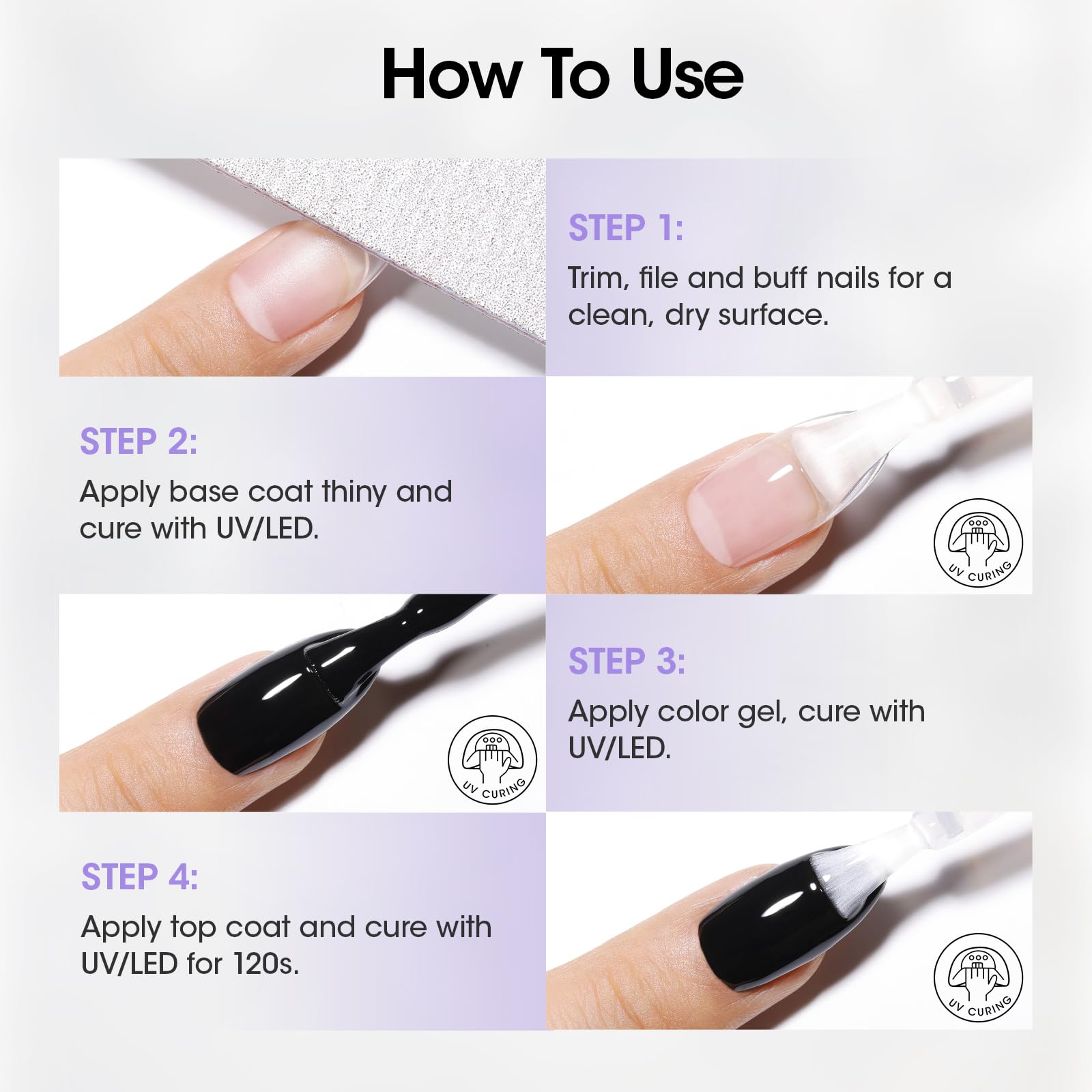 GELLEN long-lasting chip-resistant wear for extended manicures.