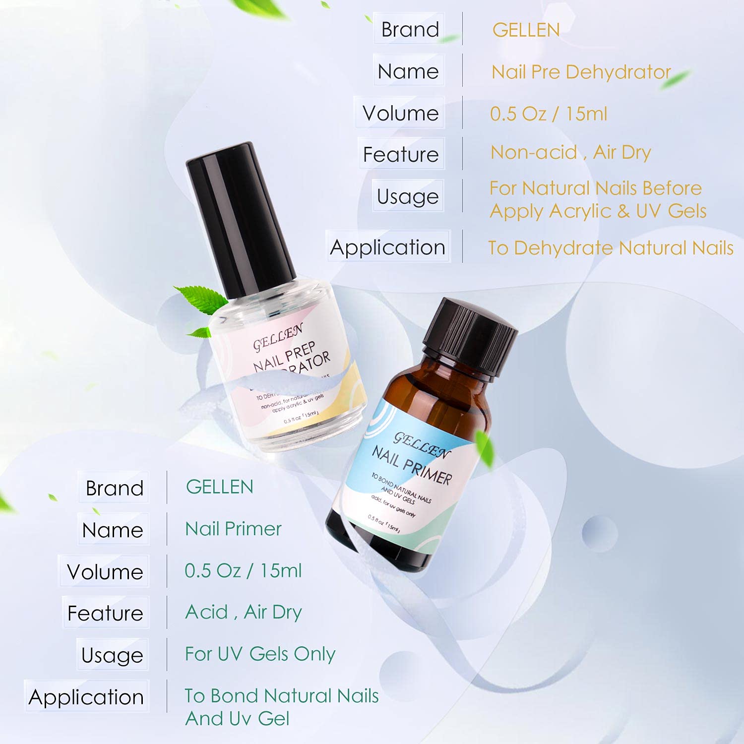 GELLEN materiales de alta calidad para uñas artificiales