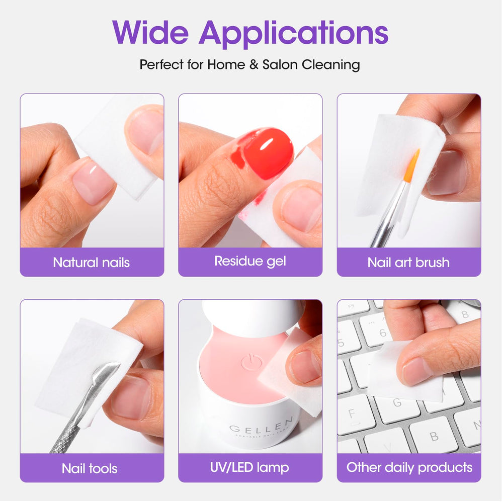 GELLEN nail cleanser prep scene removes oils to enhance gel adhesion