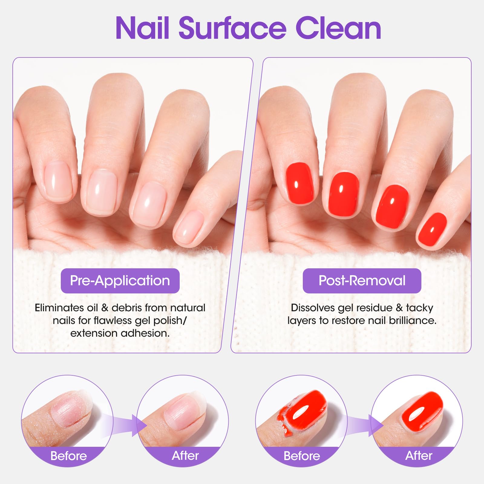GELLEN skin-safe formula highlights acetone-free, nourishing benefits