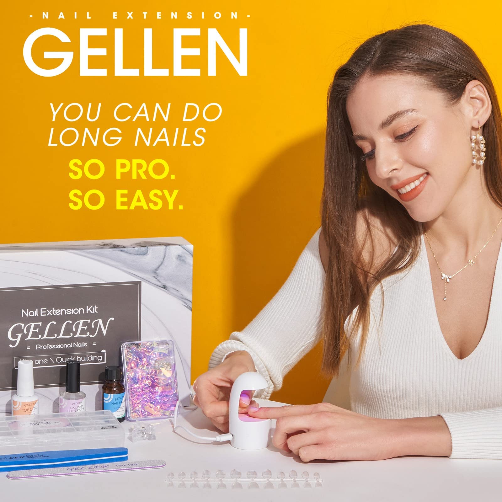 GELLEN nail files set for shaping and finishing at home.