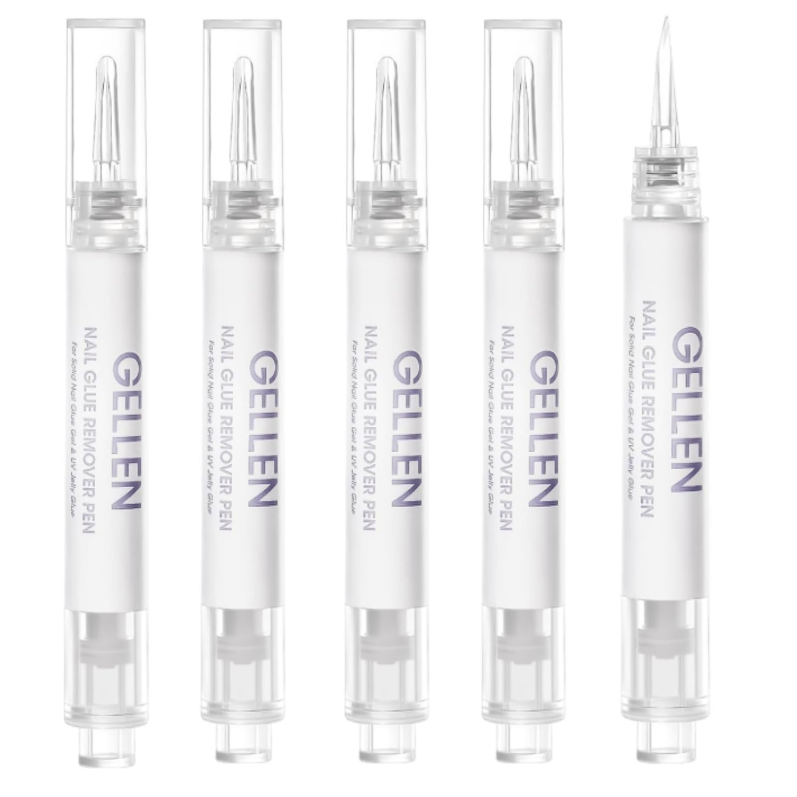 GELLEN nail glue remover pen close-up for precise application and quick removal.