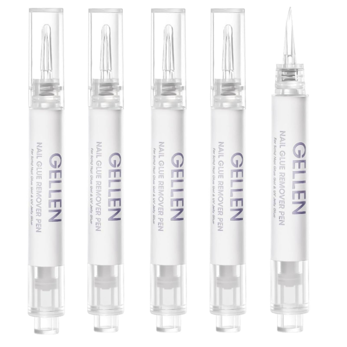 GELLEN nail glue remover pen close-up for precise application and quick removal.