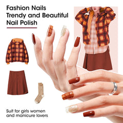 GELLEN gray nude polish for sophisticated, versatile wear.
