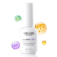GELLEN Nail Primer Dehydrator 15ml bottle enhances adhesion for long-lasting gel or acrylic nails