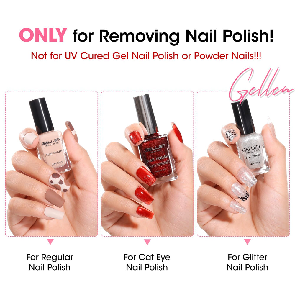 GELLEN rose fragrance enhances the removal experience with a pleasant scent.