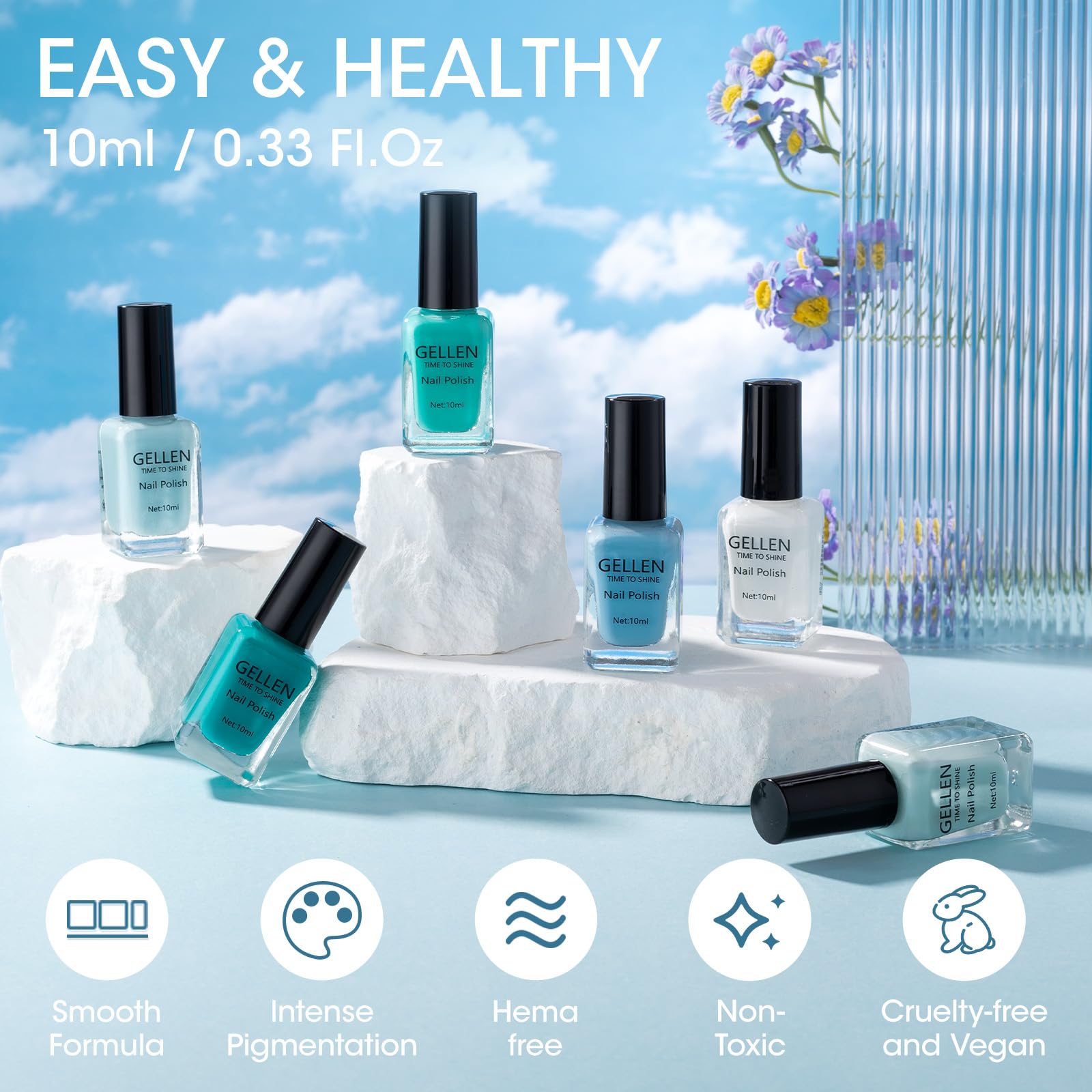 GELLEN polish packaging shown for safe storage and gifting.