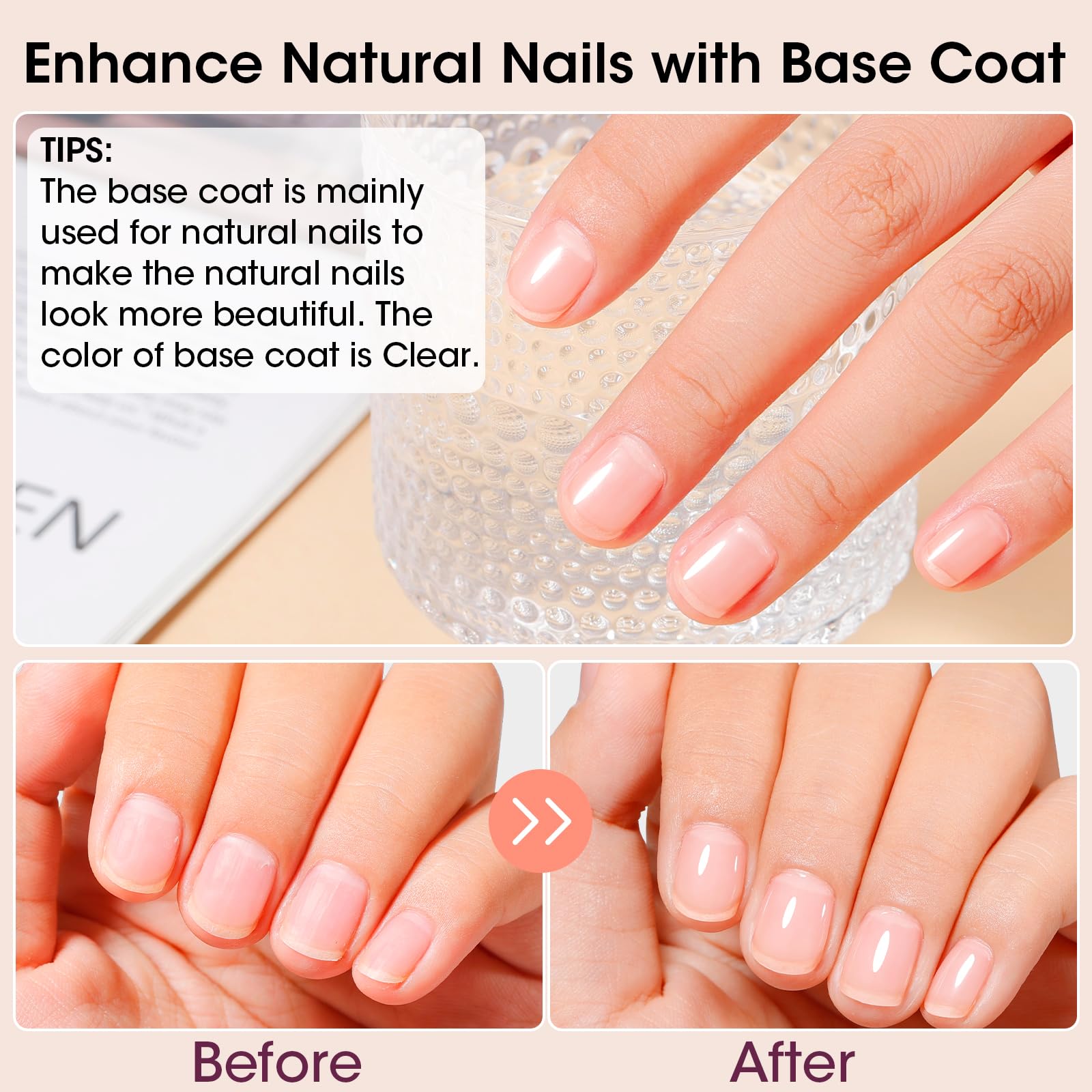 GELLEN vegan, HEMA-free nail care for sensitive nails.
