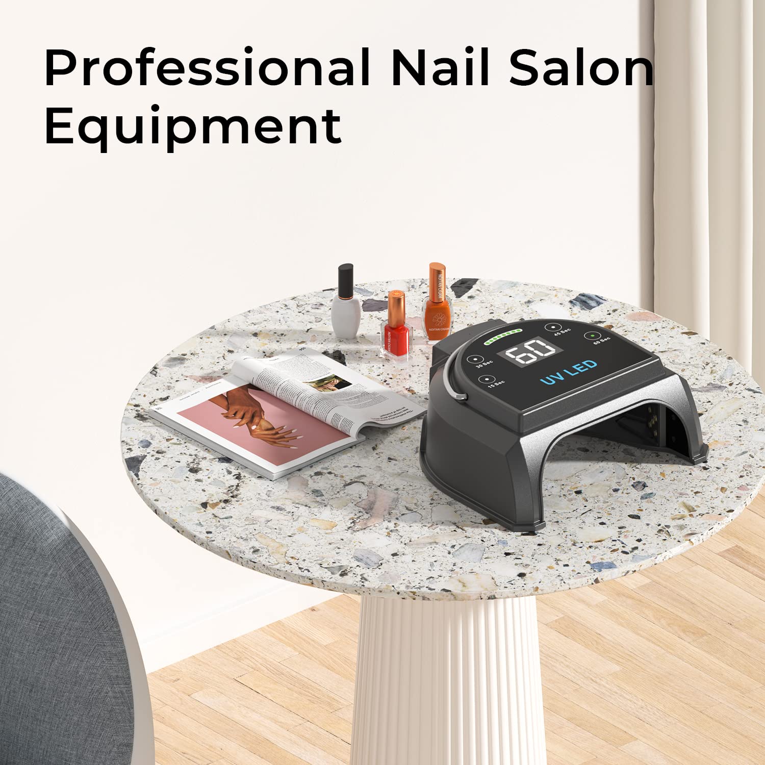 Gelpal portable professional gel nail dryer in black